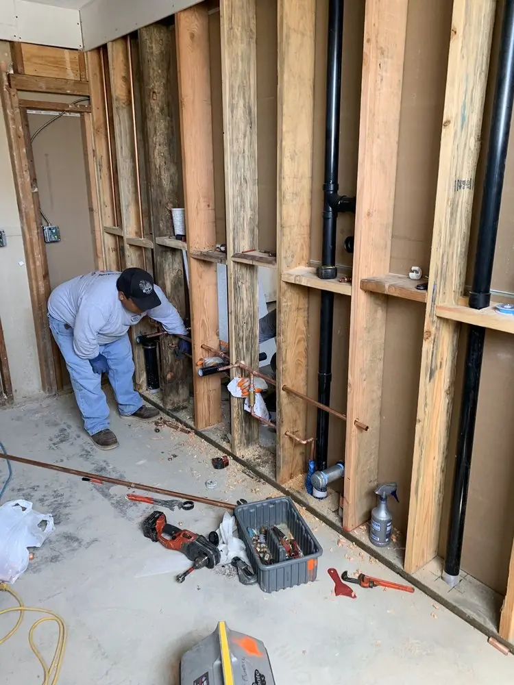 Commercial rough-in plumbing for Water Heater Replacement in South Harrisburg